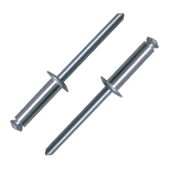 Заклепки  алюминий/сталь, лепестковые